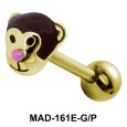 Monkey S316L Tongue Piercing MAD-161E